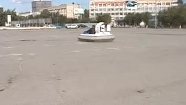 Катер на воздушной подушке СВП КВП выдержит троих смотреть онлайн