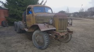 Ретро автомобиль ЗИС 151. Ребёнок рулит!