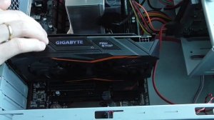 Установка Gigabyte GTX 1050Ti Gaming