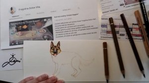 Schäferhund zeichnen 🐕Hund malen 🐶How to Draw German Shepherd Dog🐕 Kак се рисува немска овчарка куч