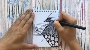 Зентагл Дудл Мандалы Смотри что получилось! Кайф  ASMR✔️(2019)