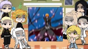 tokyo revengers react to takemichi as ichigo kurosaki | Bleach | Gacha life | Gacha Club reaction