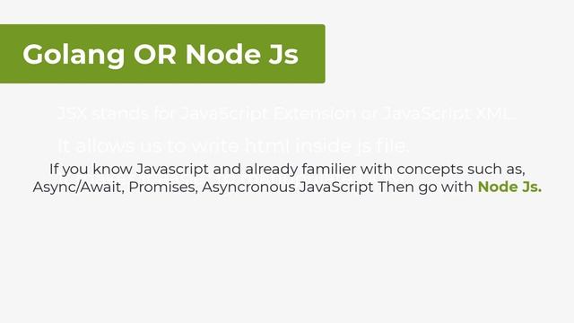 Golang Vs Node Js | Which One You Should Learn For The Year 2023!