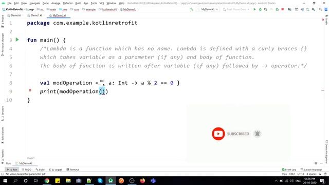 Kotlin Lambda Functions | Simple Explanation | Code With Yash