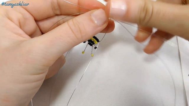 ПЧЕЛА из Бисера Своими Руками / Плоские животные из бисера мастер класс /Bee master class DIY смотреть онлайн