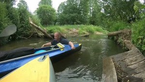 "Детский" сплав на байдарках по реке Ислочь (Беларусь)