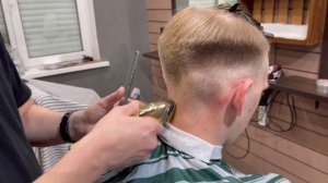 Мужская стрижка | Стрижка Сайд Парт | Side Part | Мужской торчащий волос |