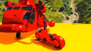 Мультики про Цветные Мотоциклы и Вертолеты Супергерои Веселые Песенки для Малышей Учим Цвета и Цифр