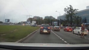 Карлсон в пробке :)