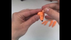 Мастер-класс «Лиса» из зефирной самотвердеющей глины