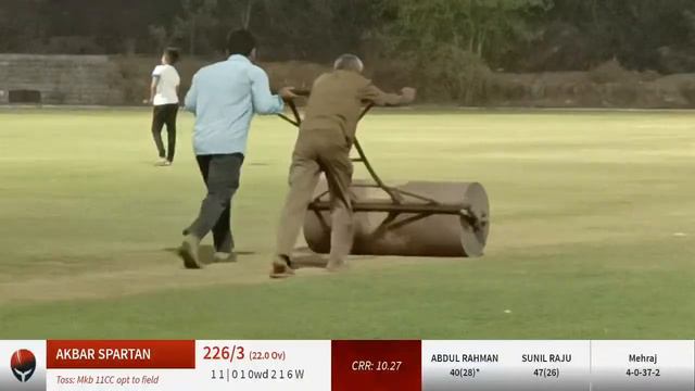 AKBAR SPARTAN vs Mkb 11CC | 13-Apr-22 11:52 PM 22 overs | Individual match |