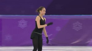 Алина Загитова Пять тройных прыжков в каскаде / Alina Zagitova 5 triple jumps