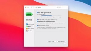 How to Display Battery Percentage in macOS 11 Big Sur