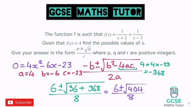 The 6 Hardest Functions Questions | Grade 7-9 Maths Series | GCSE Maths Tutor смотреть онлайн