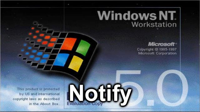Windows NT 5.0 Sound: Notify смотреть онлайн