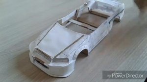 Как сделать модель машины из бумаги!(Nissan skilyne r34)#8