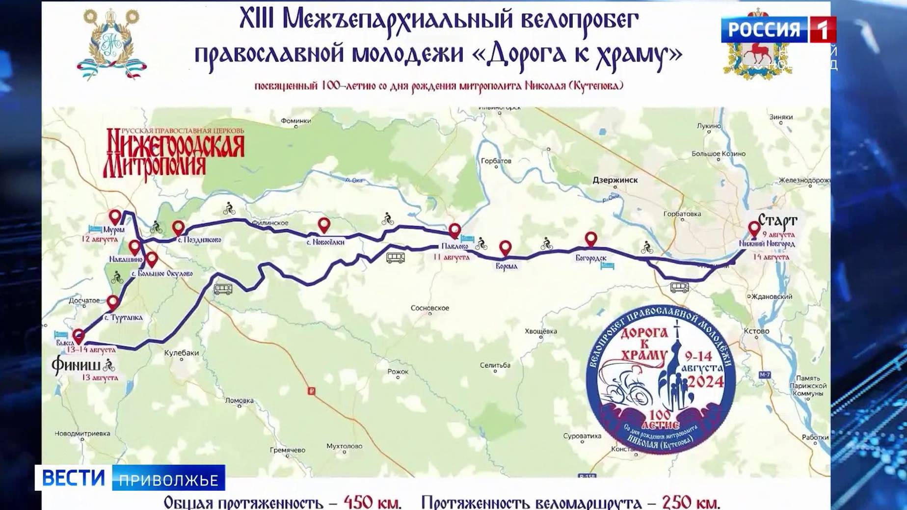 Молодежный велопробег «Дорога к храму» стартовал в Нижнем Новгороде