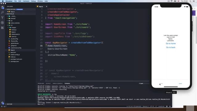 27 Create a bottom navigation || React native for beginner to advance full course смотреть онлайн