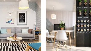 Дизайн маленькой квартиры в скандинавском стиле