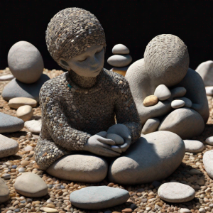Фигуры из камней   уравновешивая  предметы в пространстве  чудеса балансировки