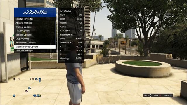 PS3 GTA5 MOD MENU LEXICON SPRX 2 4 DEX смотреть онлайн