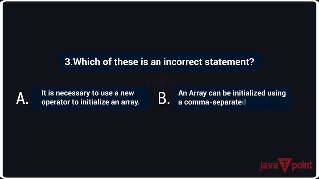 Java Array MCQ Set 1