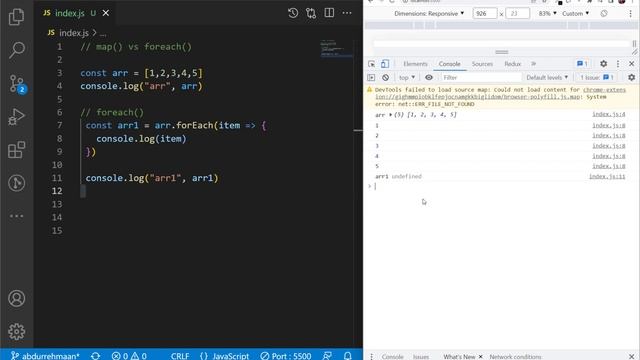 JavaScript Array Map vs ForEach Functions Explained in Hindi смотреть онлайн