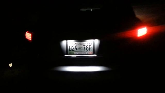 Version 2 infiniti Fx35 Custom LED license plate lights смотреть онлайн