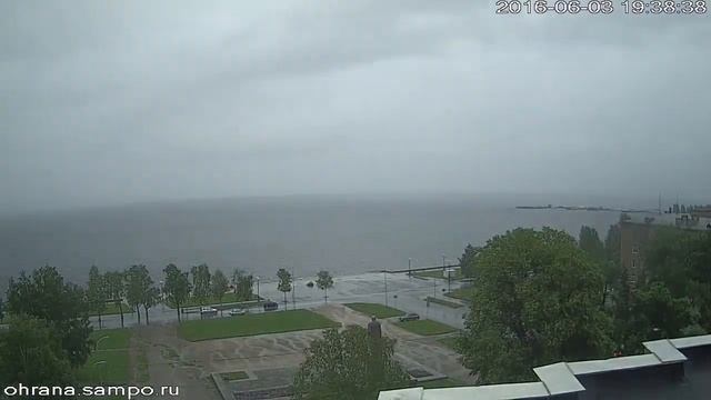 гроза и радуга в Петрозаводске time lapse смотреть онлайн