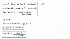 Trigonometry - Proof of the Double Angle Formulae : ExamSolutions