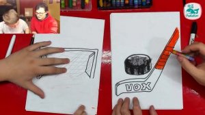 Как нарисовать ХОККЕЙ