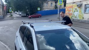 Багажная система INTER на штатные места и аэро поперечины