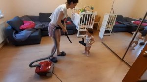 Уборка вместе с ребёнком | день мамы и малыша | мотивация на уборку | домашние дела с малышом