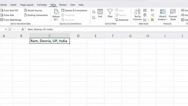 Text to column in Microsoft Excel 2021@COMPUTEREXCELSOLUTION смотреть онлайн