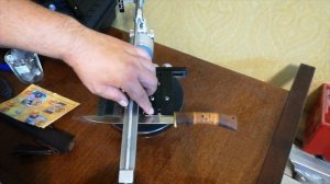 Еще разок    Заточка филейного ножа на профиле  Совсем коротко