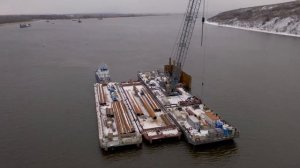 Нижнекамск. Строительство моста через Каму. Новый мост М7-М12