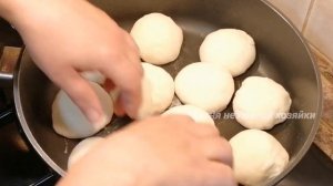 Теперь никакой духовки! Домашний ХЛЕБ на Сковороде за 20 минут или пуховые пампушки с чесноком