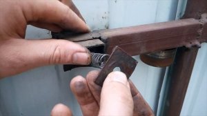 откатные ворота без автоматики выдвижные