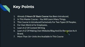 Module 1 - SEO Based Content Writing Full Master Course