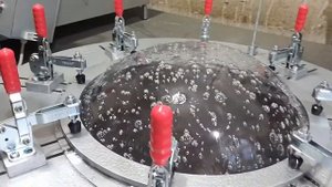 Станок раздува полусфер