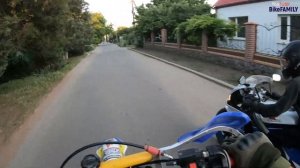 Катнул и по асфальту!!! YAMAHA YZ-250 2т CBR-250 VFR-750 Forte 250 Kovi250lite