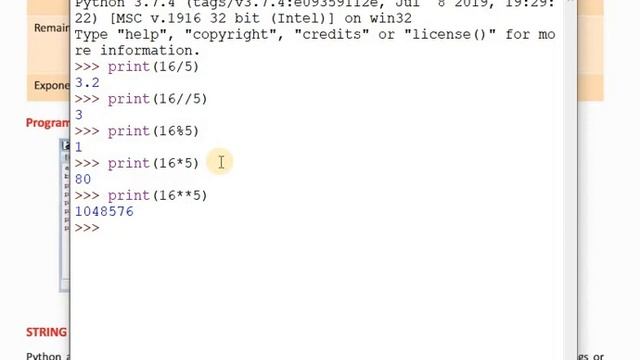 Operators in Python Class 10 Computer | Chapter-2 Class-10 Python |Operators in Python with Program