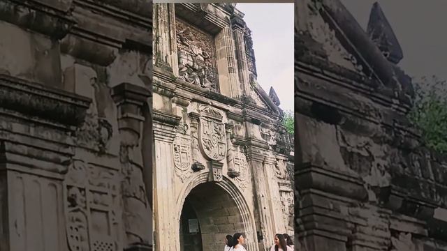 Fort Santiago 1571 Manila - The gate door built by Spanish Governor Miguel Lopez de Legazpi