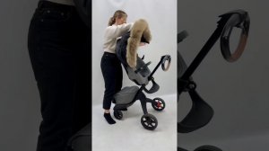 Как надеть зимний комплект на детскую коляску Stokke Xplory X