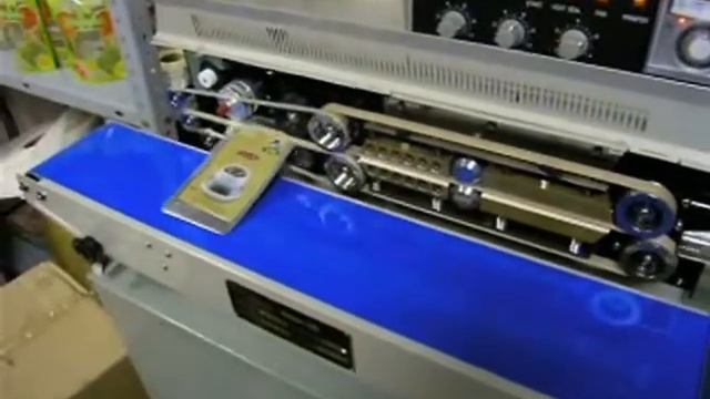 Конвейерный запайщик  пакетов постоянного нагрева CBS-900LW