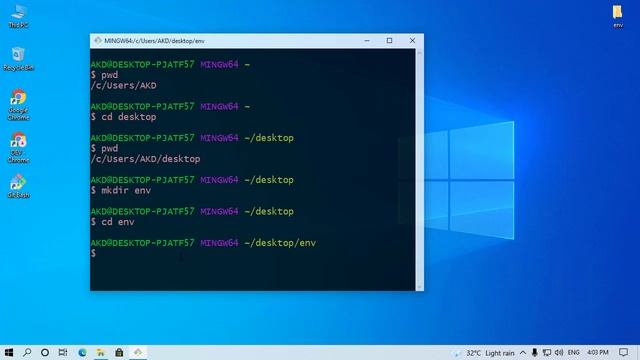 How to active virtual environment in git bash terminal смотреть онлайн