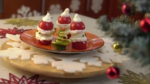 Первый канал - Доброе утро - Снеговик из помидора