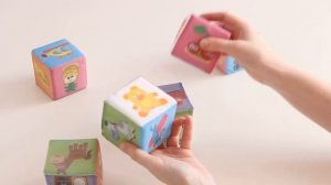 Развивающая мягкая игрушка-кубики "Предметы", 6 шт., компания "Дельфин"