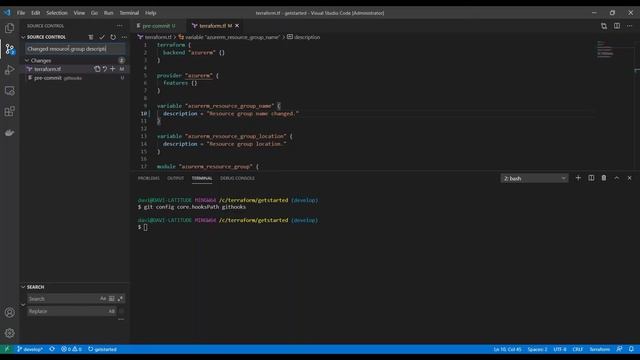 HOW TO USE GITHOOKS TO GENERATE TERRAFORM DOCUMENTATION