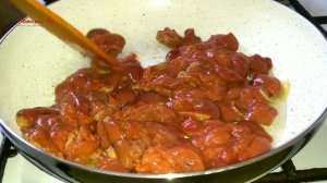 Жаркое из печени. Печень мало кто так готовит, а зря. Чем проще, тем вкуснее. Вкусный ужин.#413